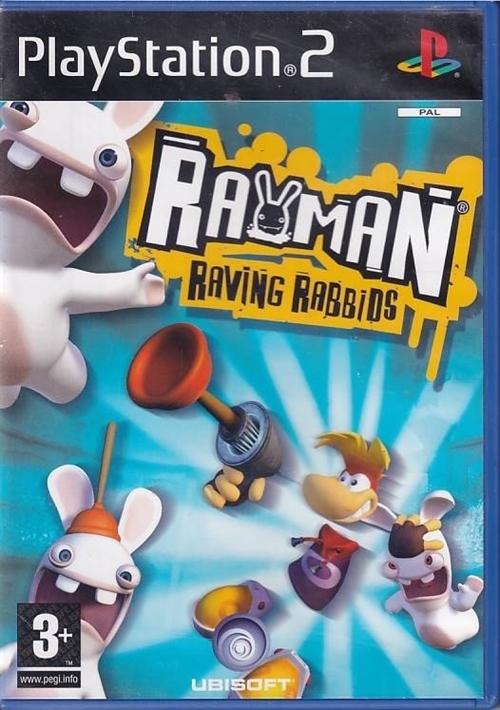 Rayman - Raving Rabbids - PS2 (B Grade) (Genbrug)